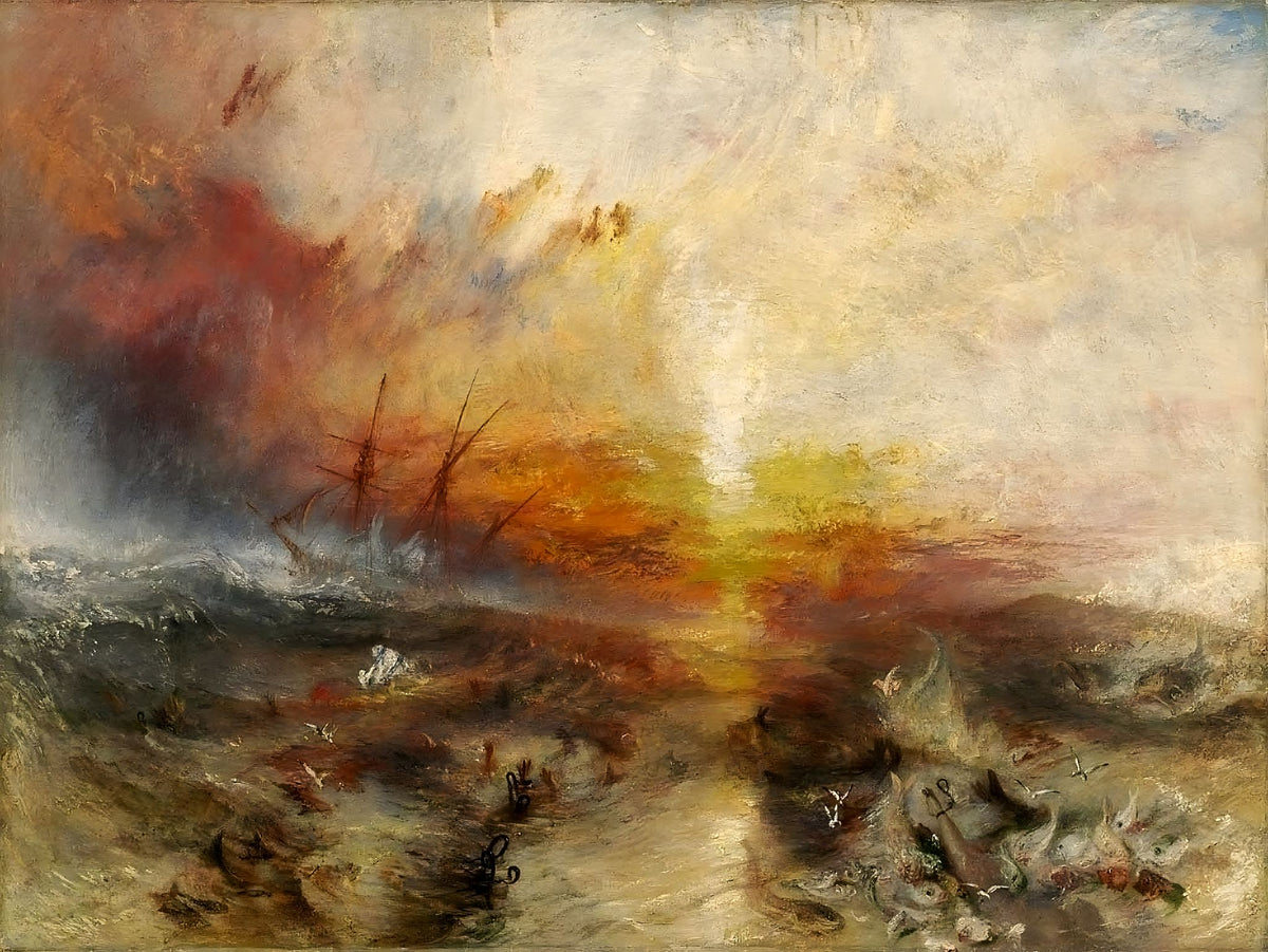 The Slave Ship – J.M.W. Turner, 1840, framed