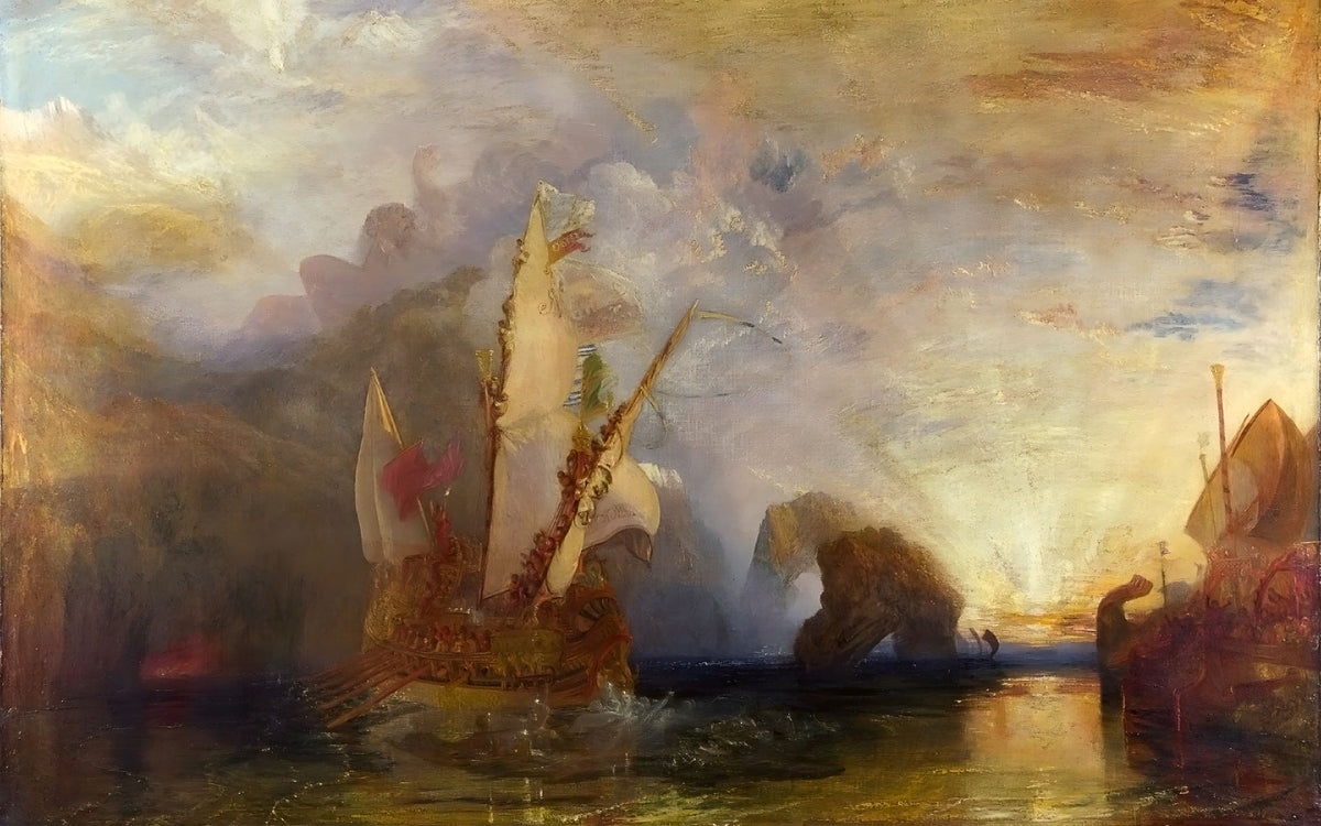 Ulysses Deriding Polyphemus – J.M.W. Turner, 1829, framed