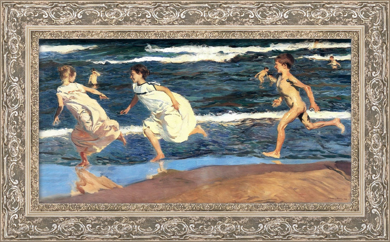 Running Along the Beach – Joaquín Sorolla, 1908