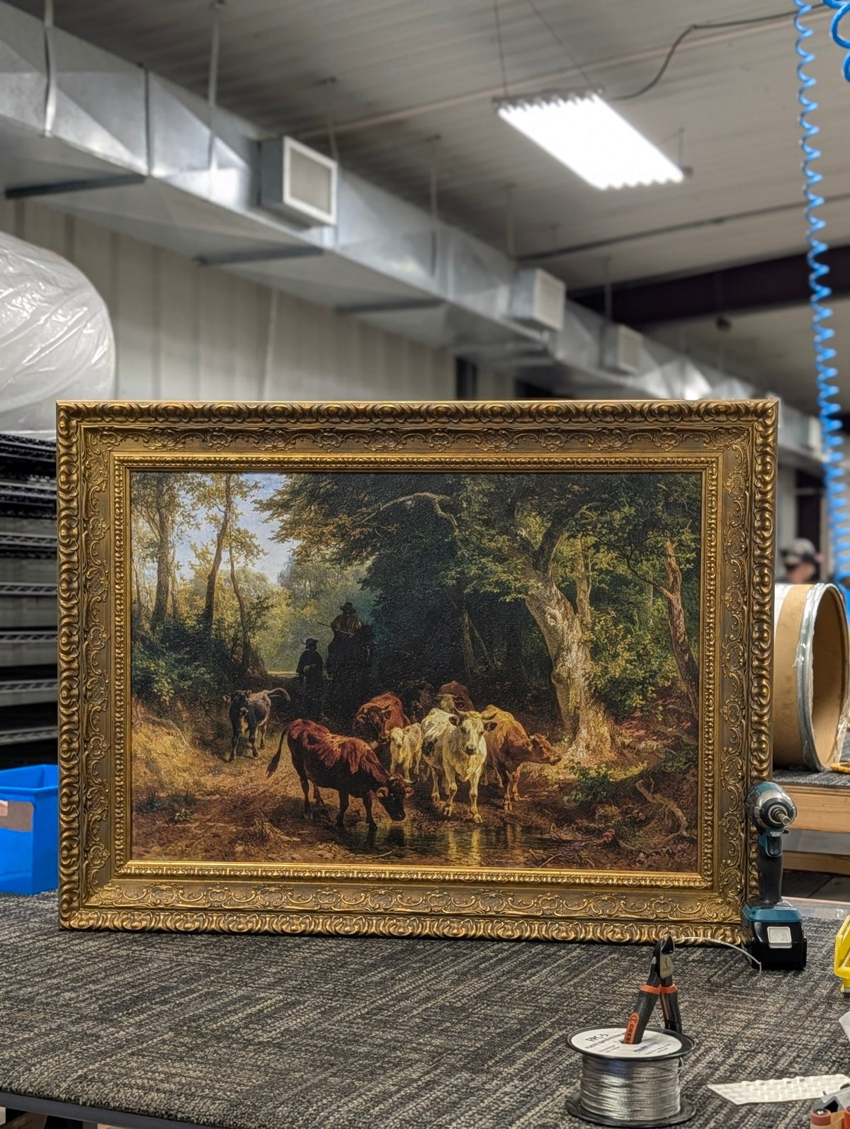 Return of the Cattle Herd in Autumn (Heimkehr der Rinderherde im Herbst) – Johann Friedrich Voltz, 1868 - Canvas Classics