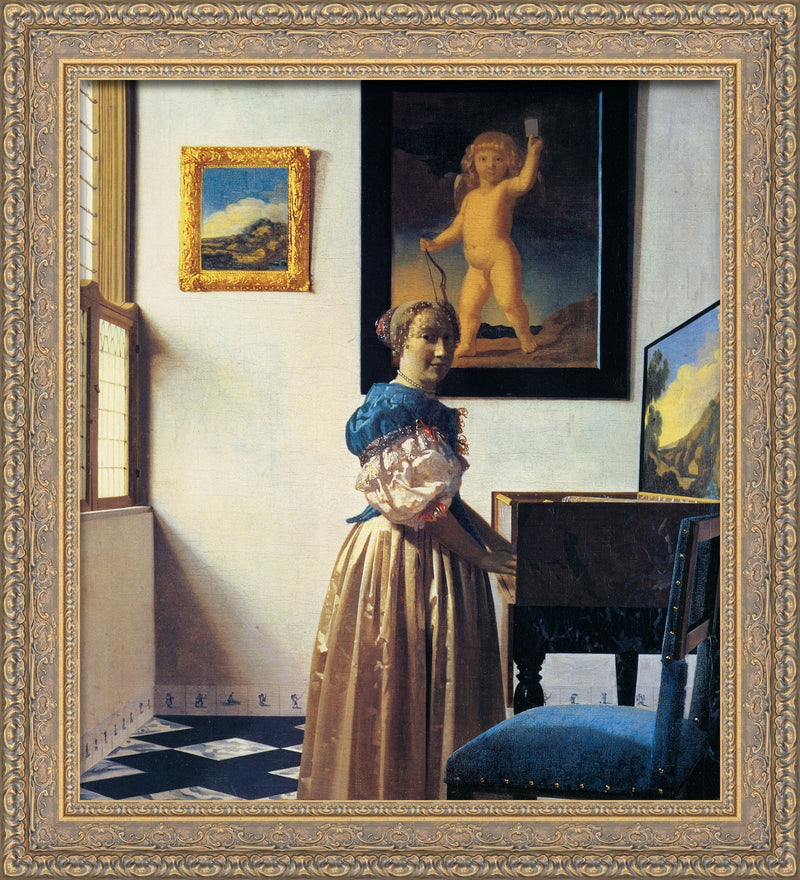 Lady At The Virginal – Johannes Vermeer, 1672