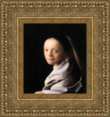 Portrait Of A Young Woman 1667 – Johannes Vermeer, 1667