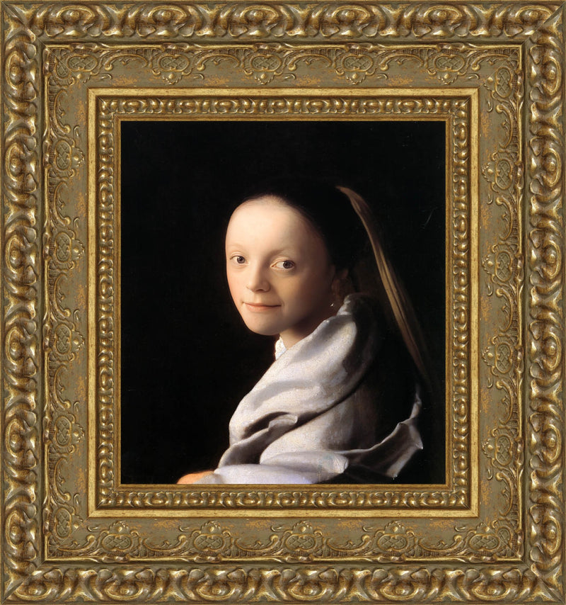 Portrait Of A Young Woman 1667 – Johannes Vermeer, 1667