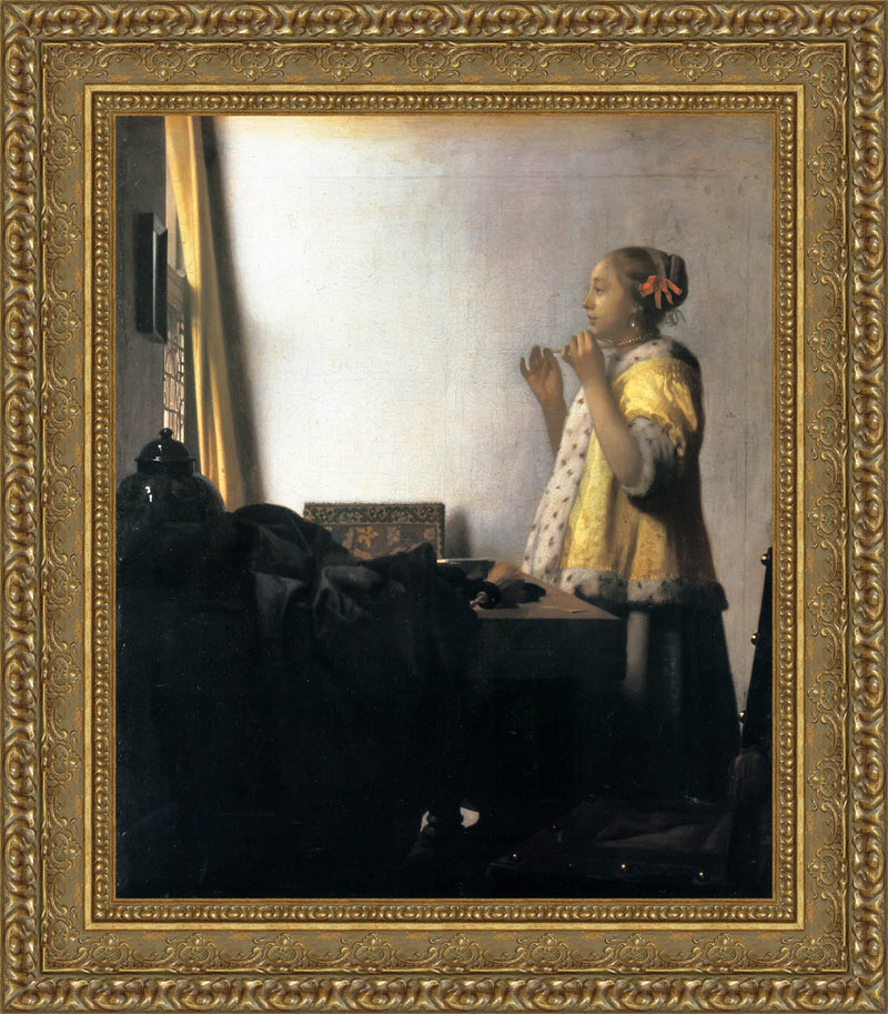 The Pearl Necklace – Johannes Vermeer, 1664