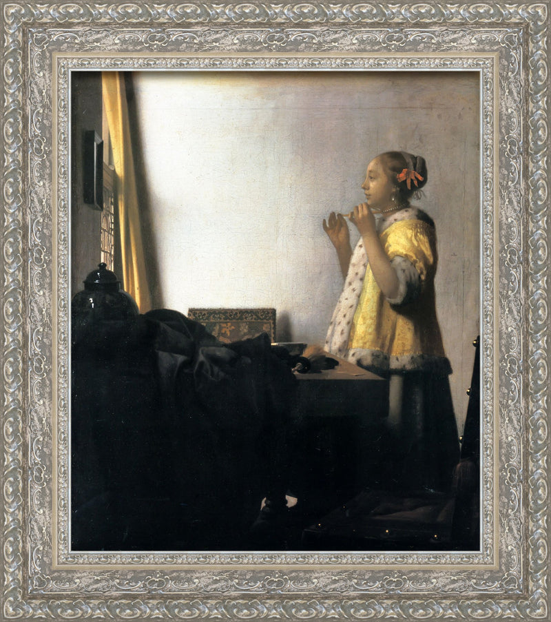 The Pearl Necklace – Johannes Vermeer, 1664