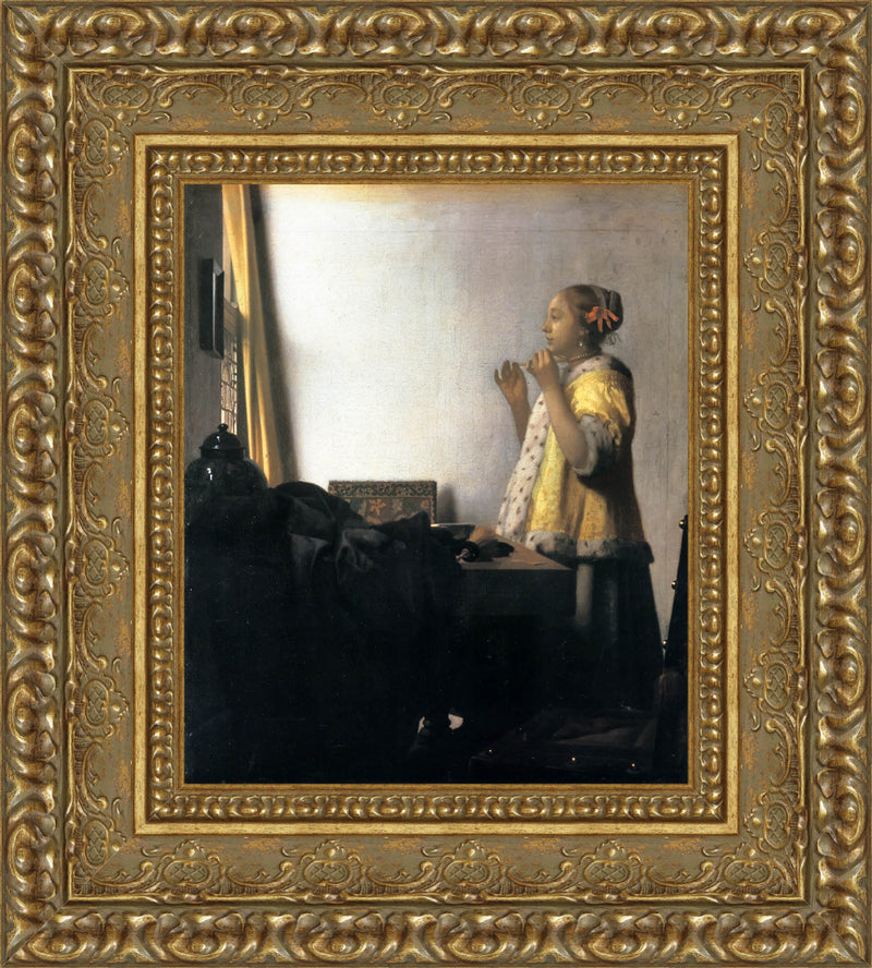 The Pearl Necklace – Johannes Vermeer, 1664