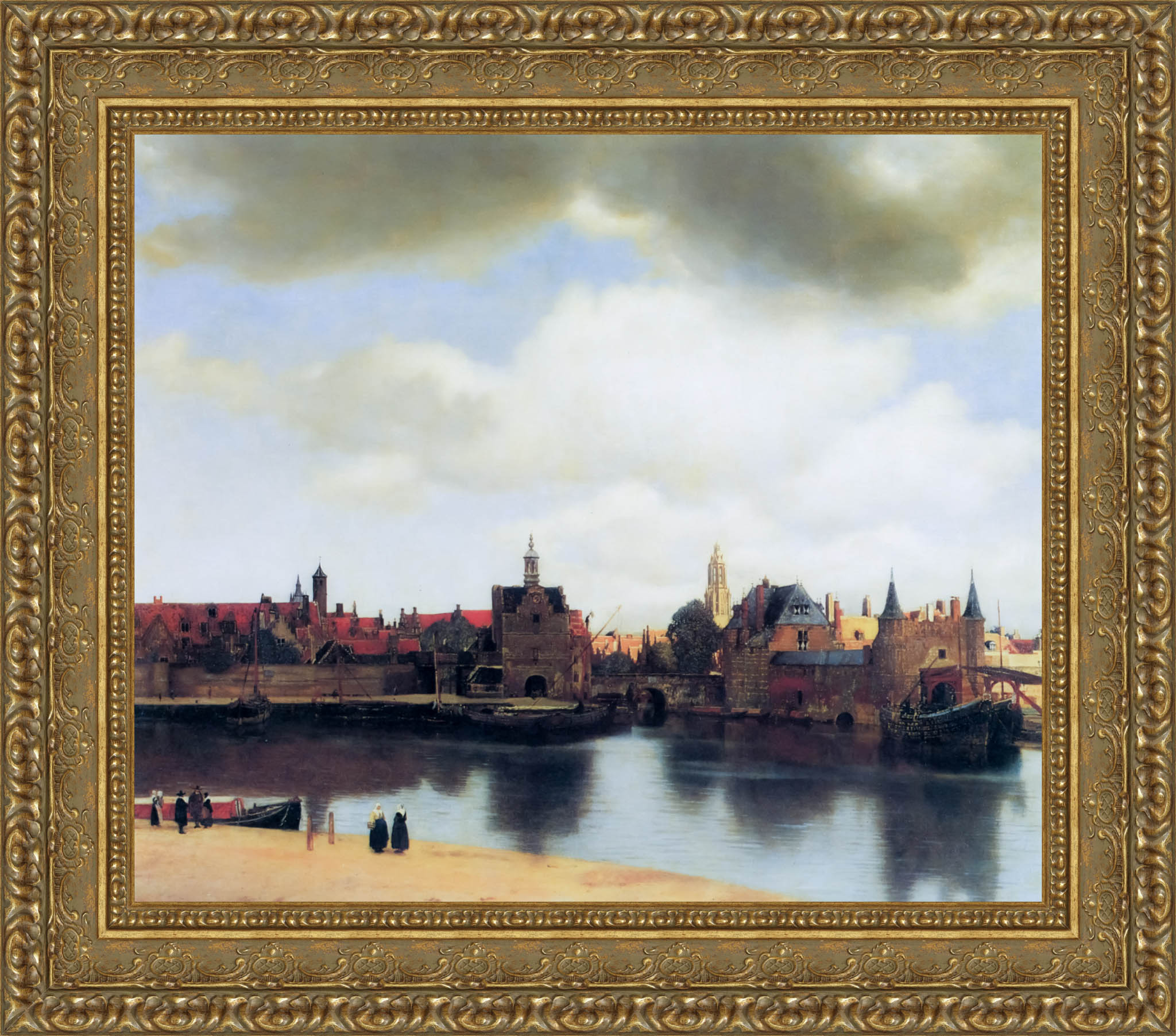 View of Delft – Johannes Vermeer, 1660 - Canvas Classics