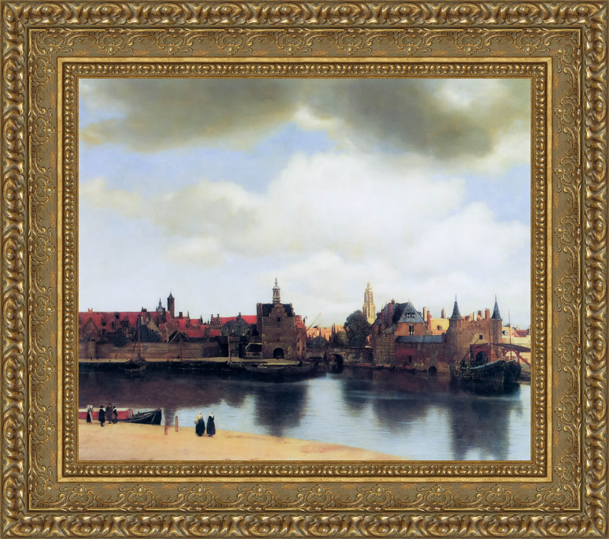 View of Delft – Johannes Vermeer, 1660 - Canvas Classics