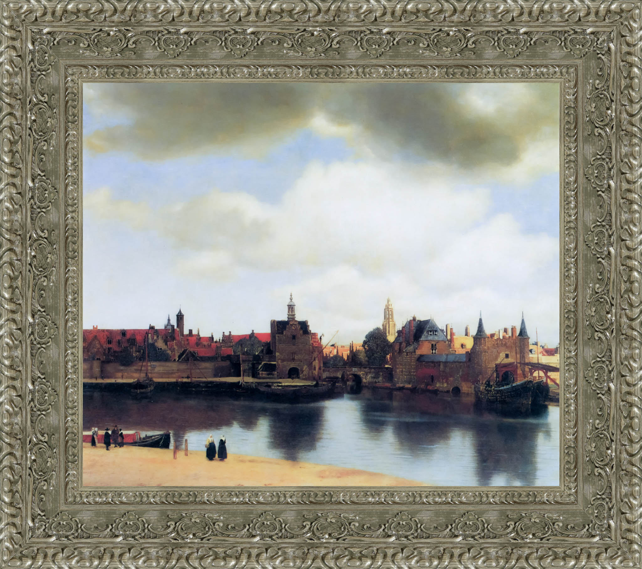 View of Delft – Johannes Vermeer, 1660 - Canvas Classics