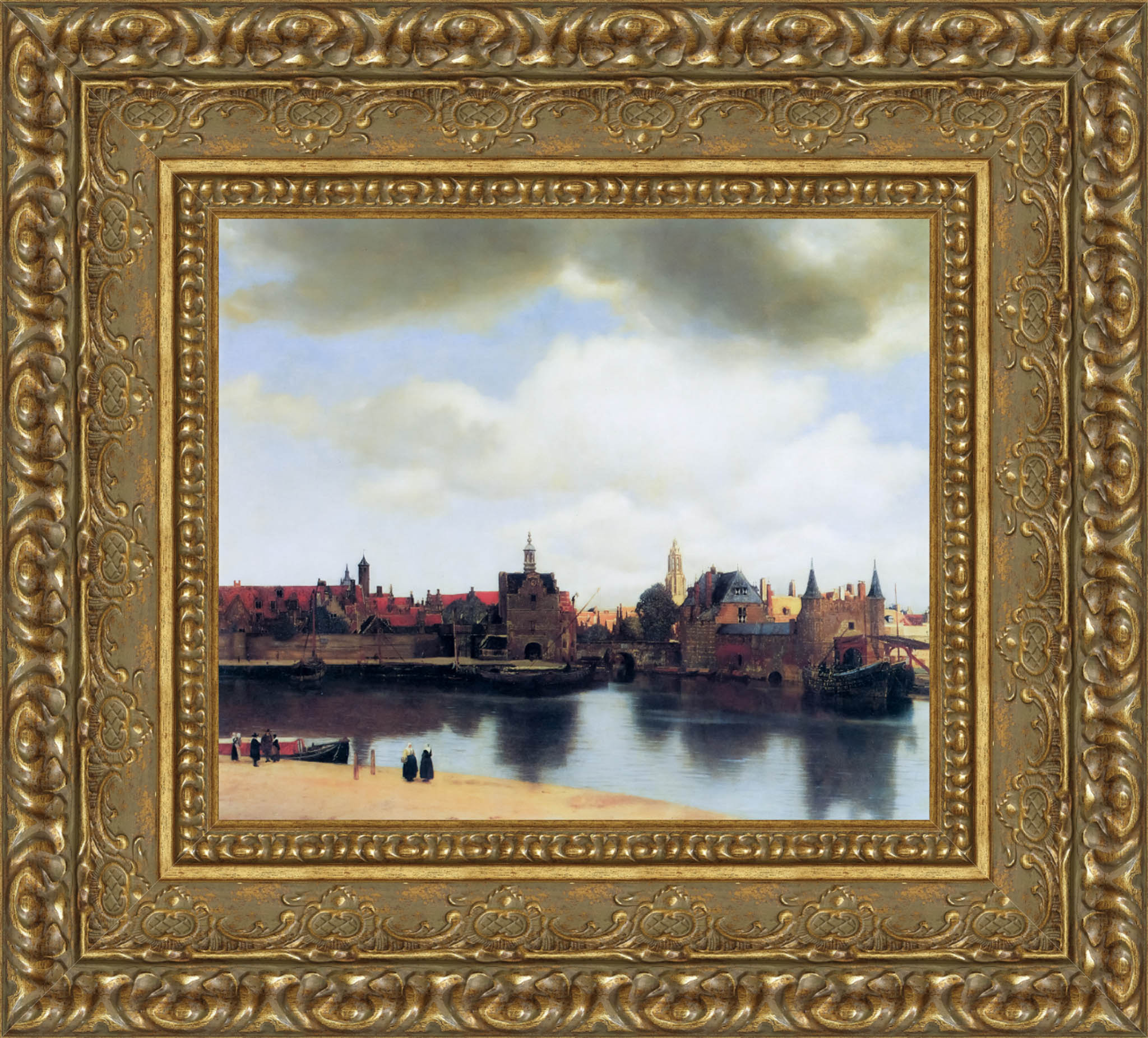 View of Delft – Johannes Vermeer, 1660 - Canvas Classics