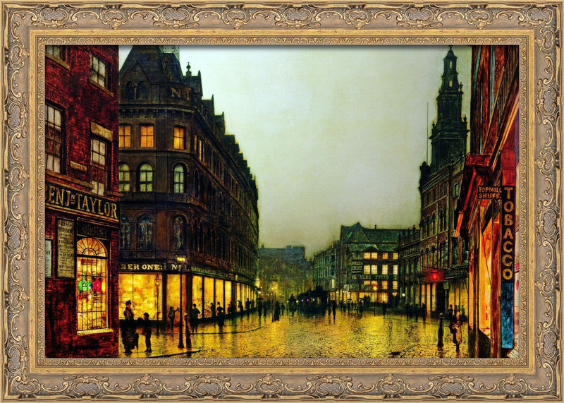 Boar Lane, Leeds – John Atkinson Grimshaw, 1881