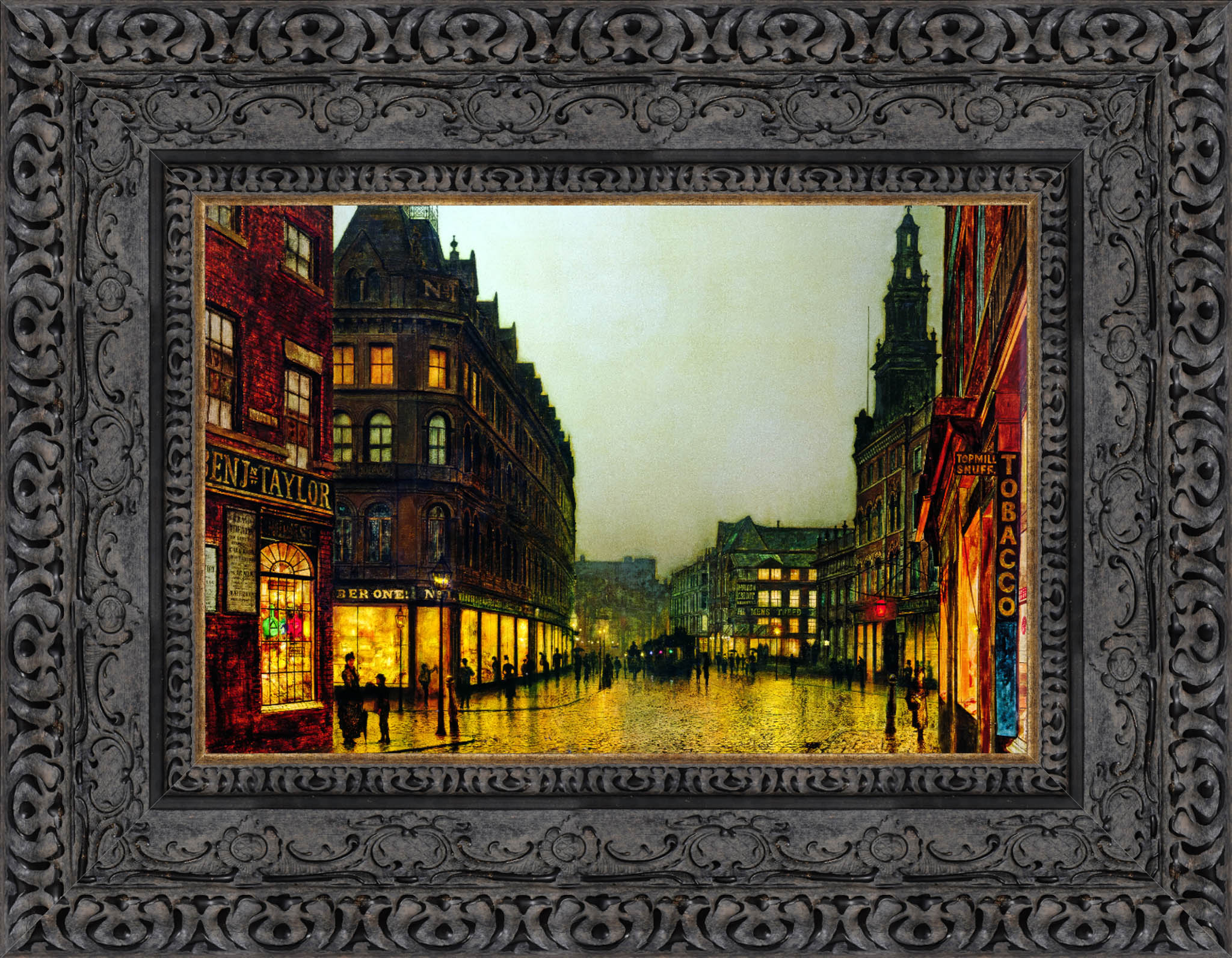 Boar Lane, Leeds – John Atkinson Grimshaw, 1881 - Canvas Classics