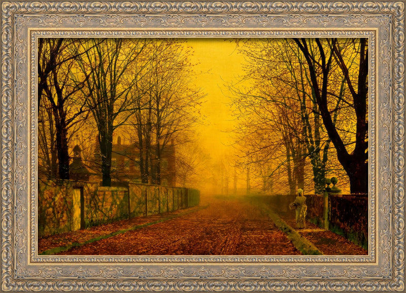 Evening Glow – John Atkinson Grimshaw, 1880