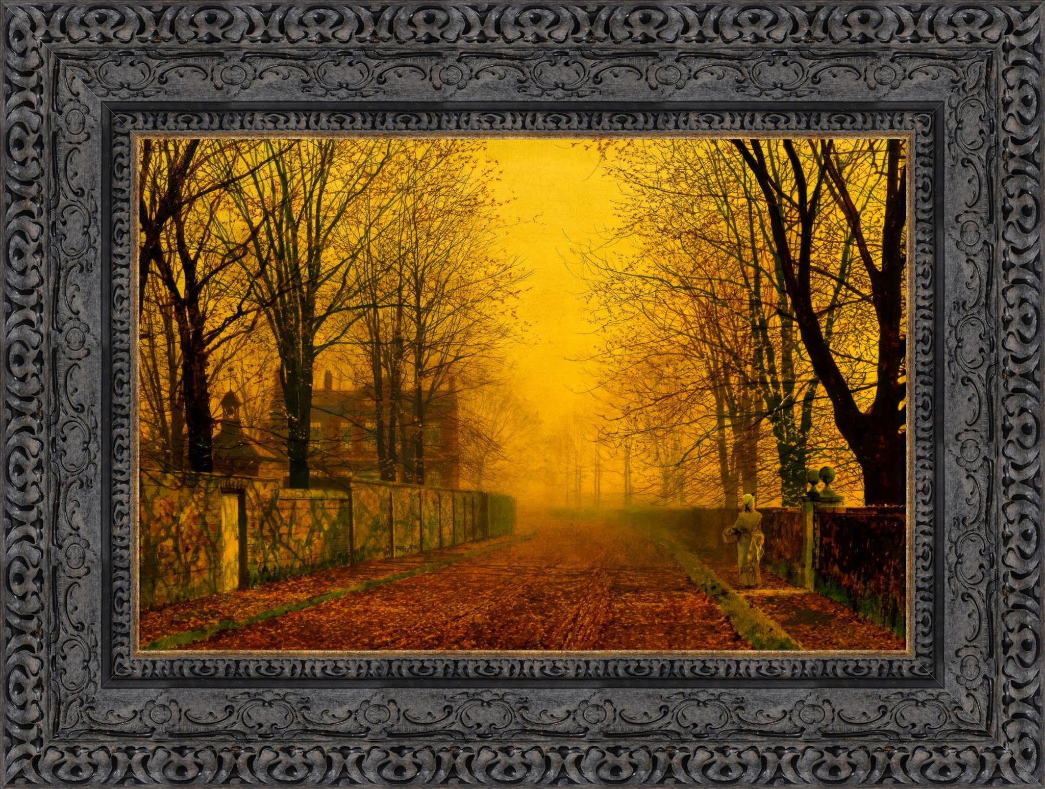 Evening Glow – John Atkinson Grimshaw, 1880 - Canvas Classics