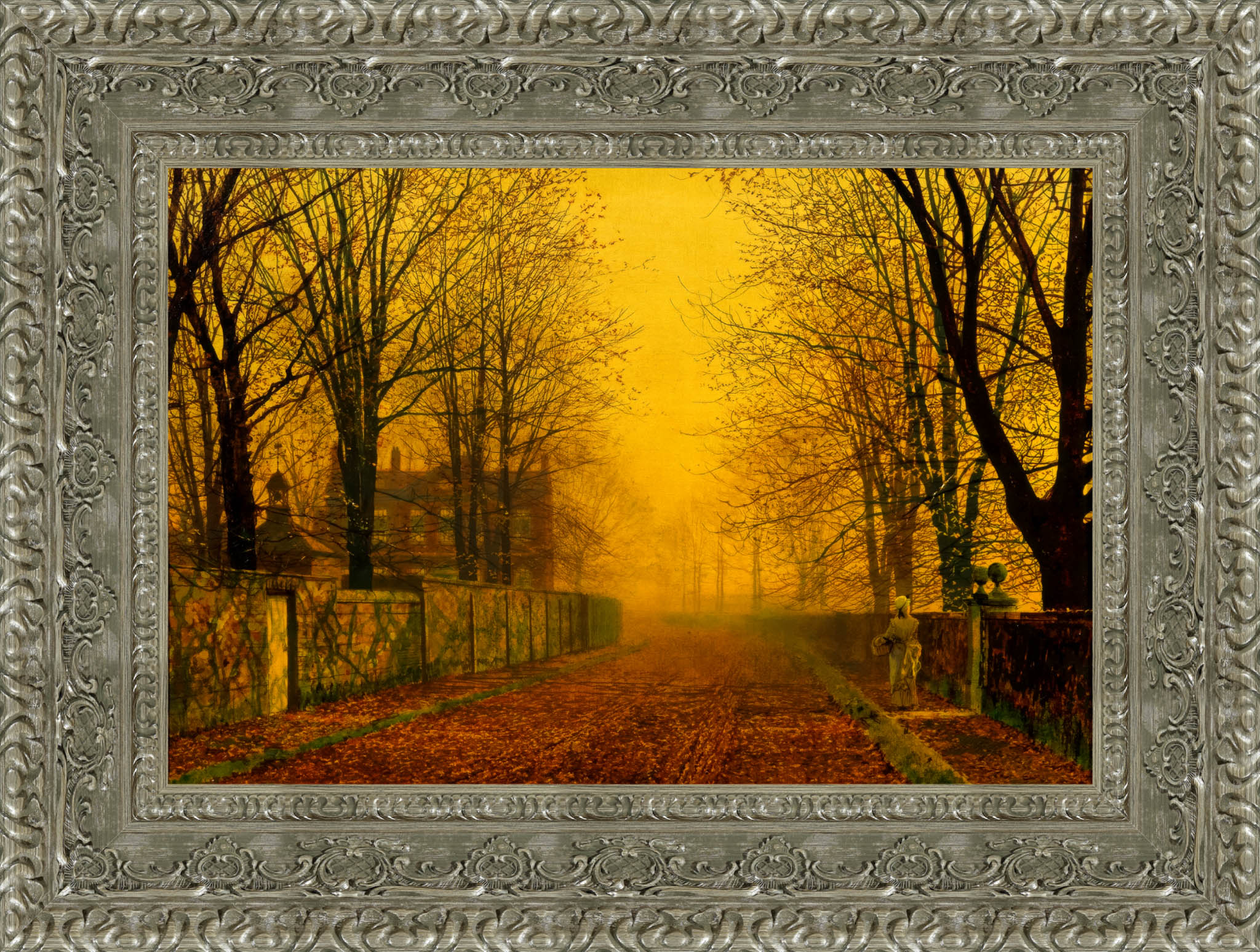 Evening Glow – John Atkinson Grimshaw, 1880 - Canvas Classics