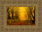 Evening Glow – John Atkinson Grimshaw, 1880