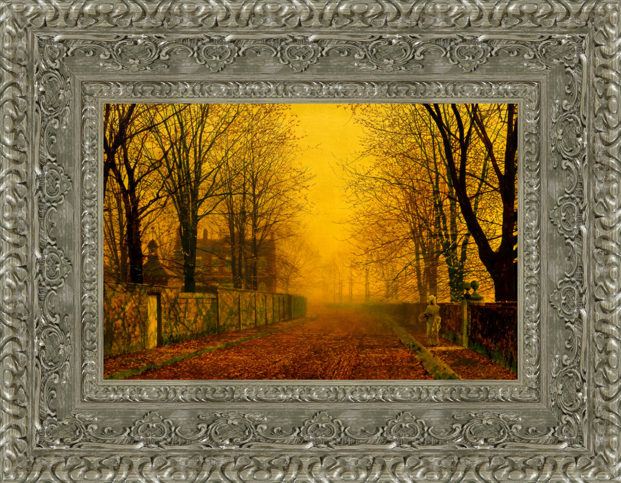 Evening Glow – John Atkinson Grimshaw, 1880 - Canvas Classics
