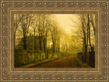 In the Golden Gloaming – John Atkinson Grimshaw, 1883