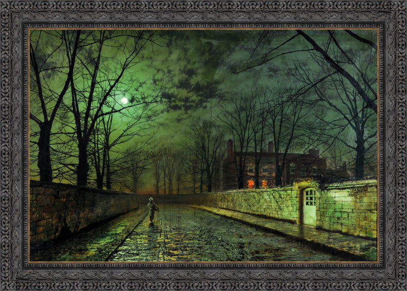 Silver Moonlight – John Atkinson Grimshaw, 1880
