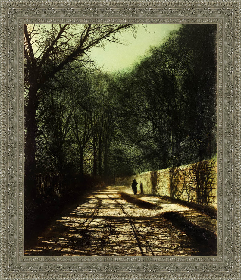 Tree Shadows On The Park Wall Roundhay – John Atkinson Grimshaw, 1872