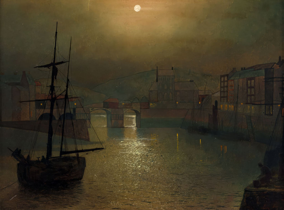 Whitby – John Atkinson Grimshaw, 1875, framed