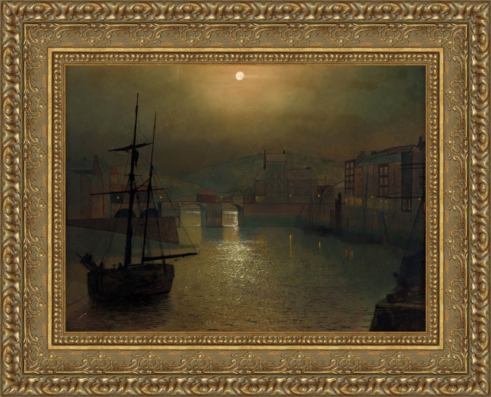 Whitby – John Atkinson Grimshaw, 1875