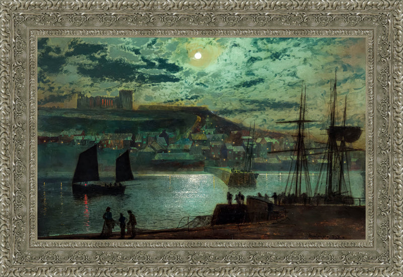 Whitby Harbor – John Atkinson Grimshaw, 1867