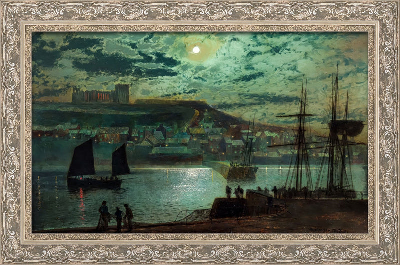 Whitby Harbor – John Atkinson Grimshaw, 1867