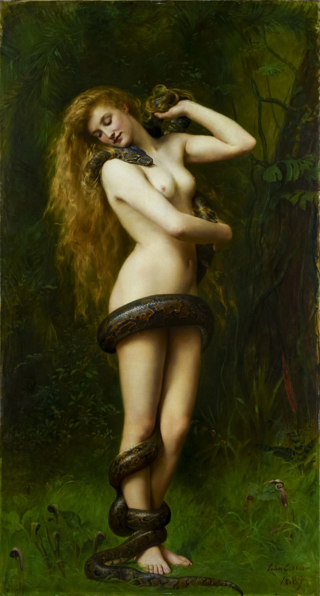 Lilith – John Collier, 1892, framed