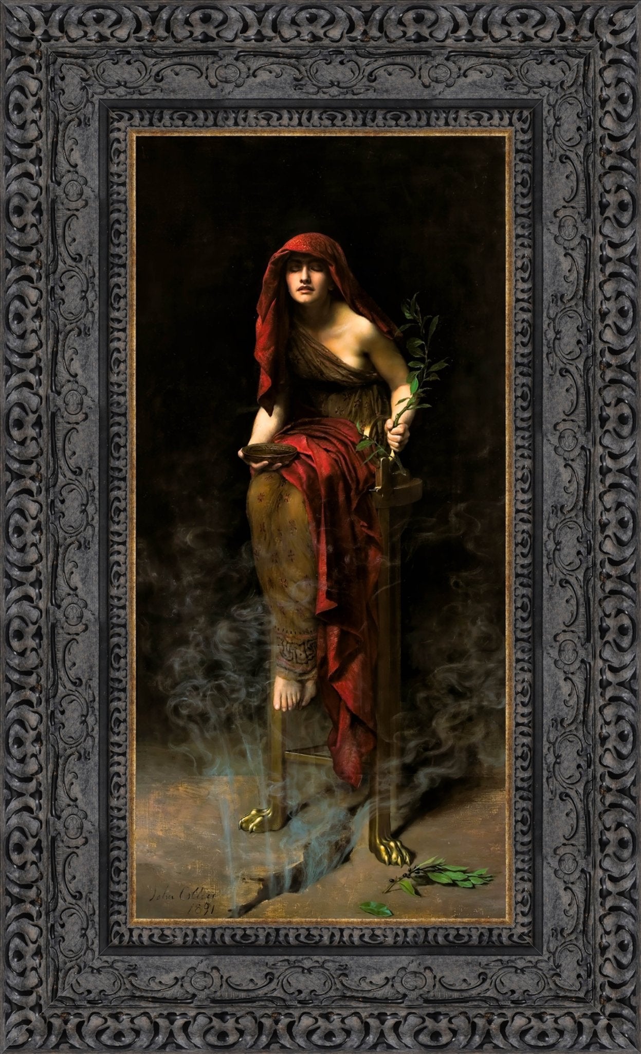 Priestess of Delphi – John Collier, 1891 - Canvas Classics
