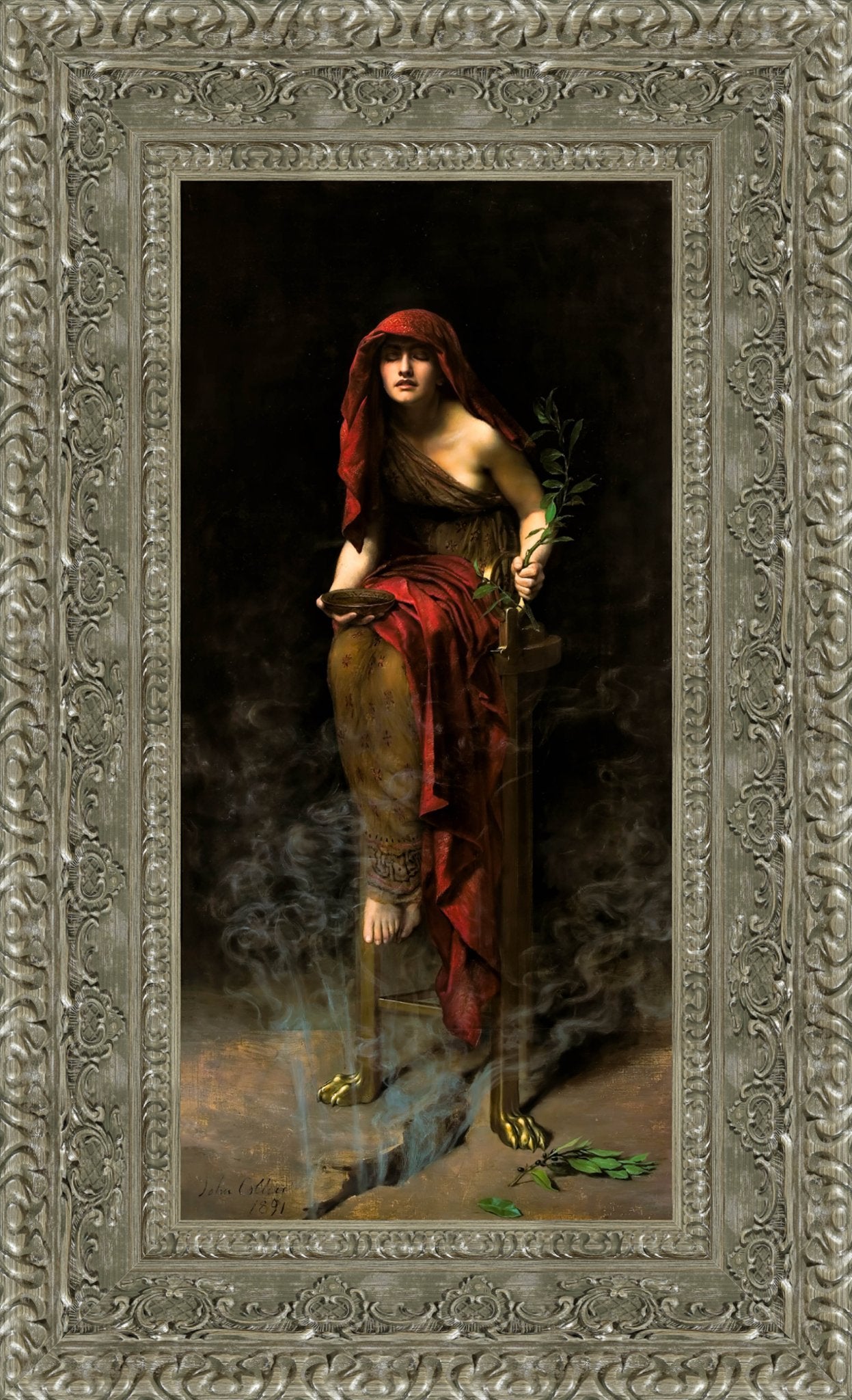 Priestess of Delphi – John Collier, 1891 - Canvas Classics