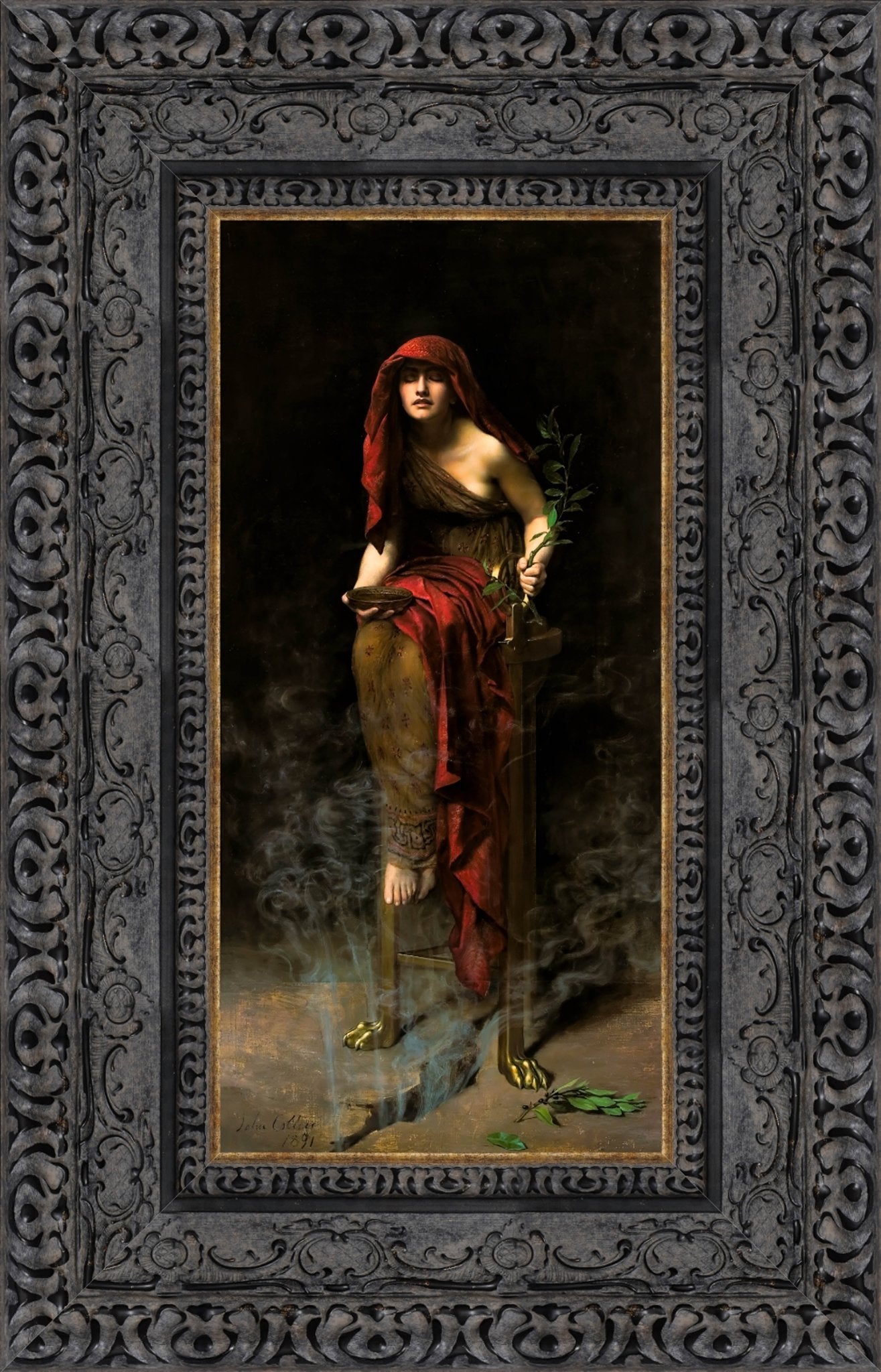 Priestess of Delphi – John Collier, 1891 - Canvas Classics