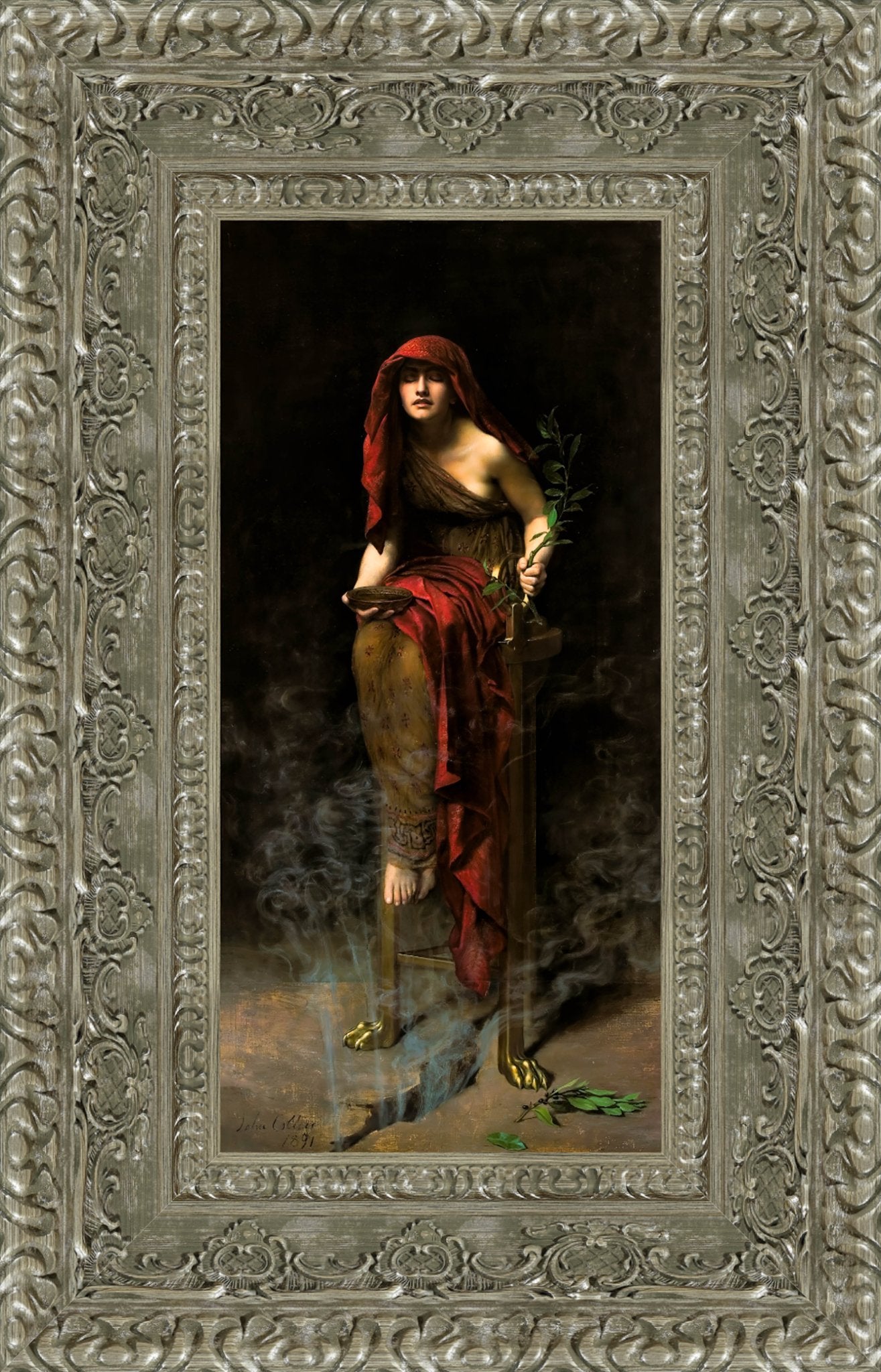 Priestess of Delphi – John Collier, 1891 - Canvas Classics