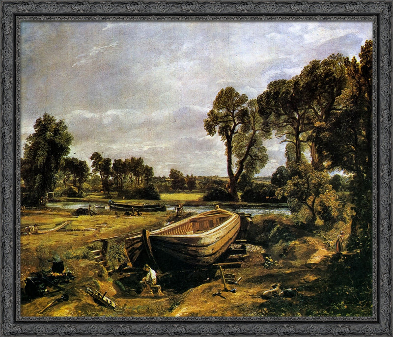 Boat Building near Flatford Mill – John Constable, 1815