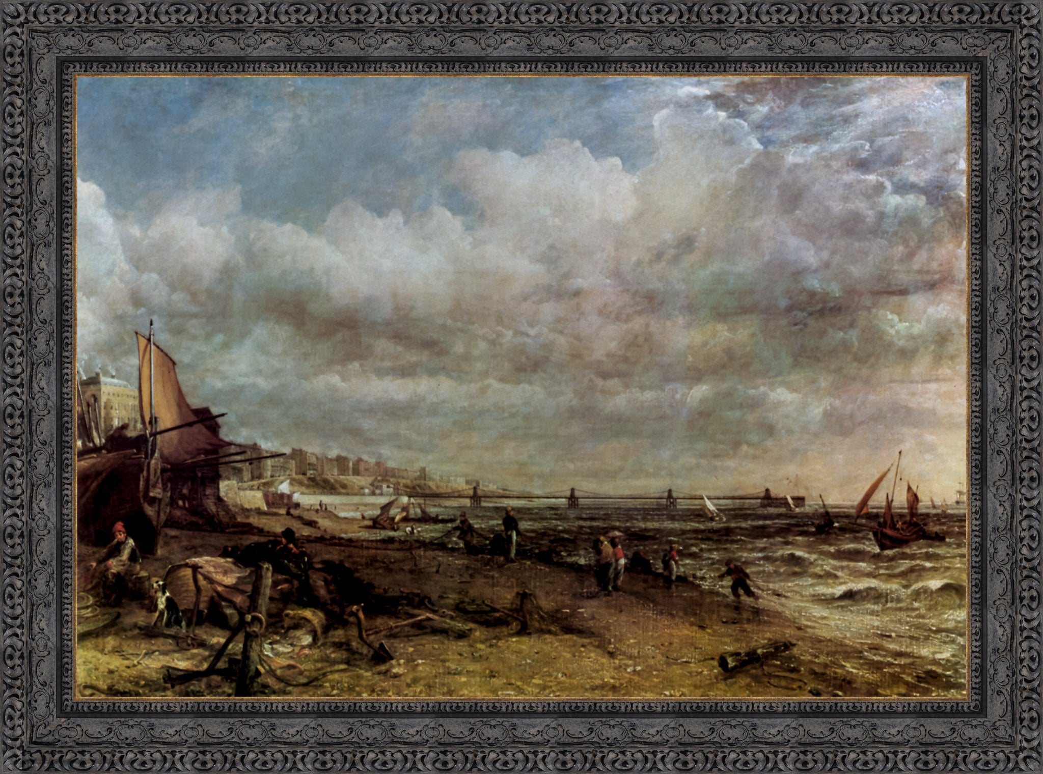 Brighton Marine Parade and Chain Pier – John Constable, 1827 - Canvas Classics