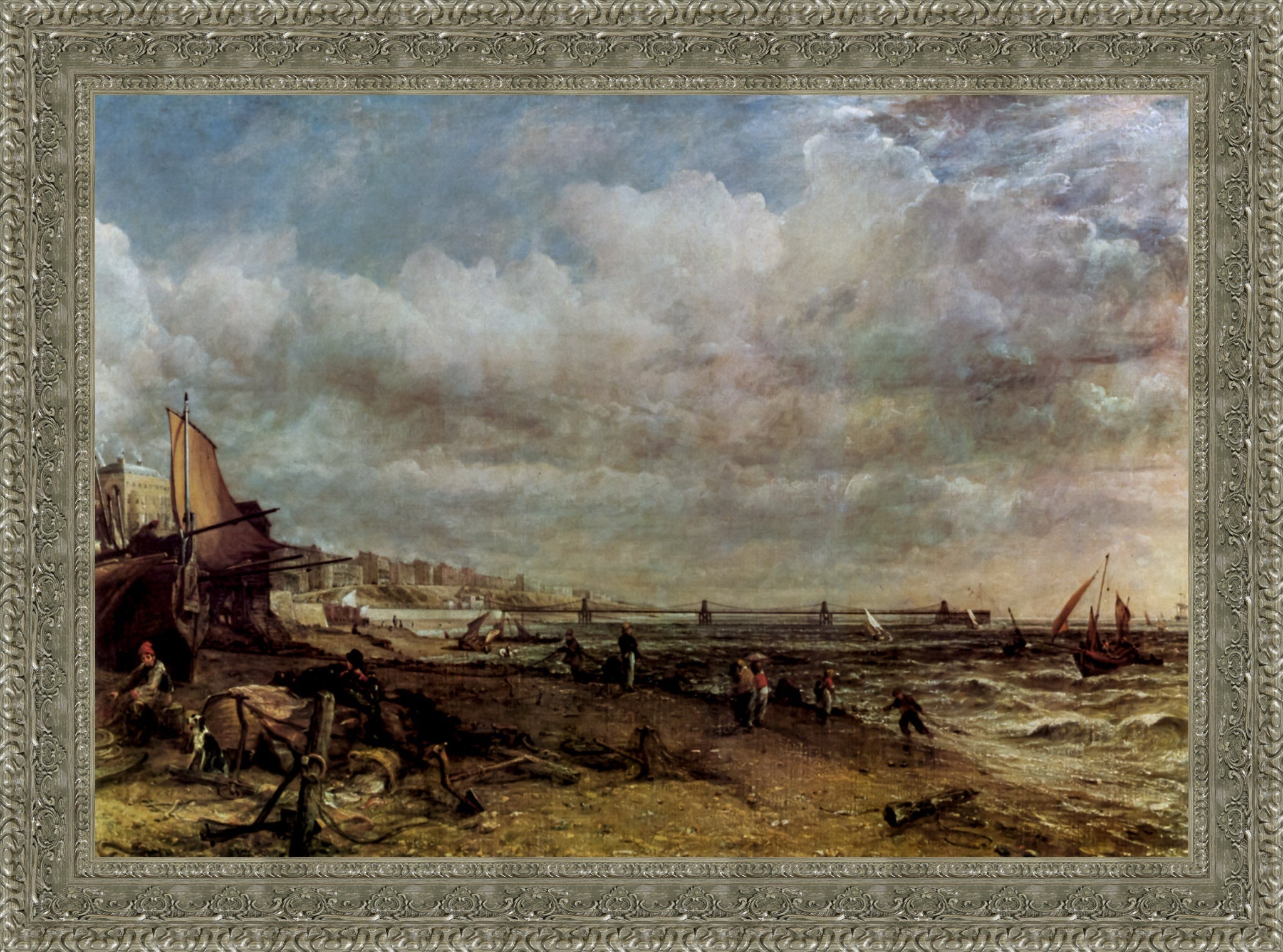 Brighton Marine Parade and Chain Pier – John Constable, 1827 - Canvas Classics