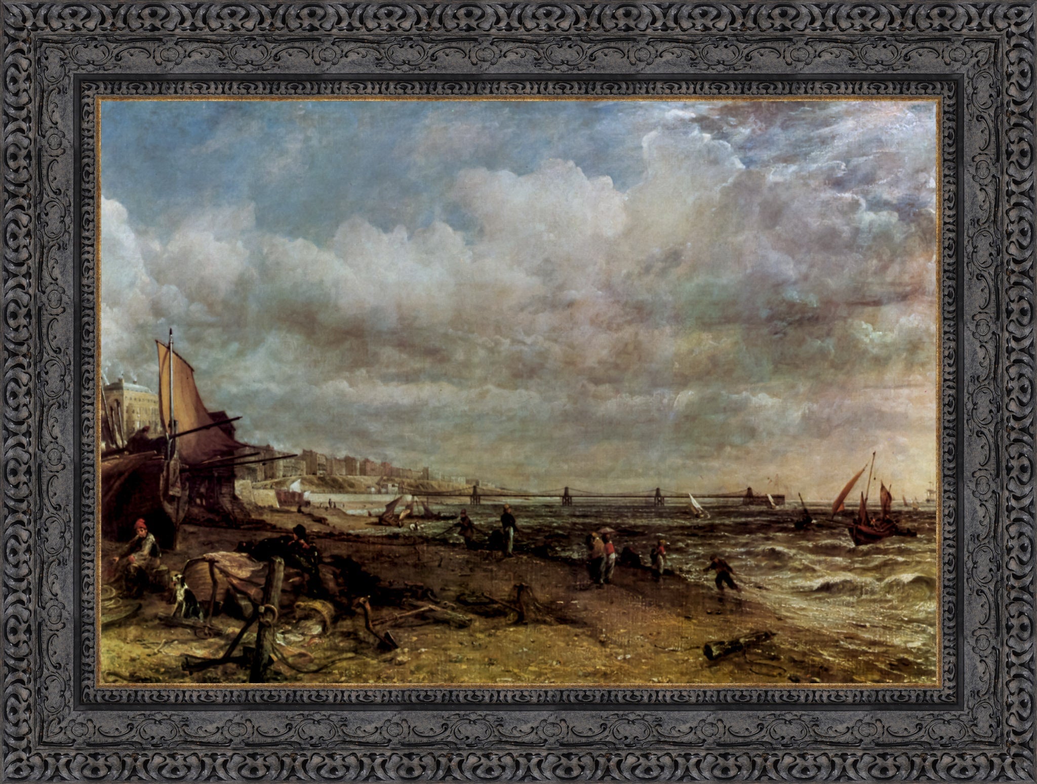 Brighton Marine Parade and Chain Pier – John Constable, 1827 - Canvas Classics