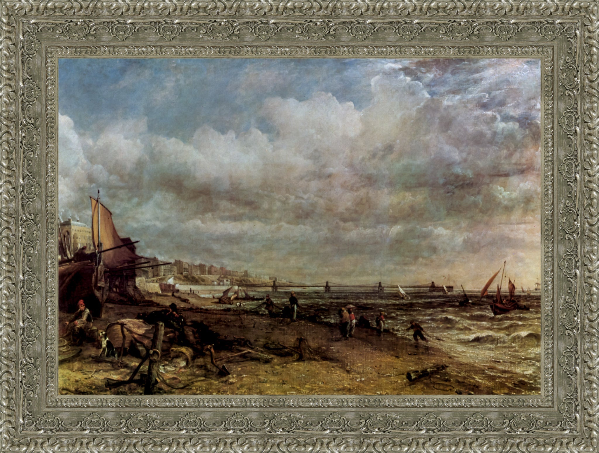 Brighton Marine Parade and Chain Pier – John Constable, 1827 - Canvas Classics