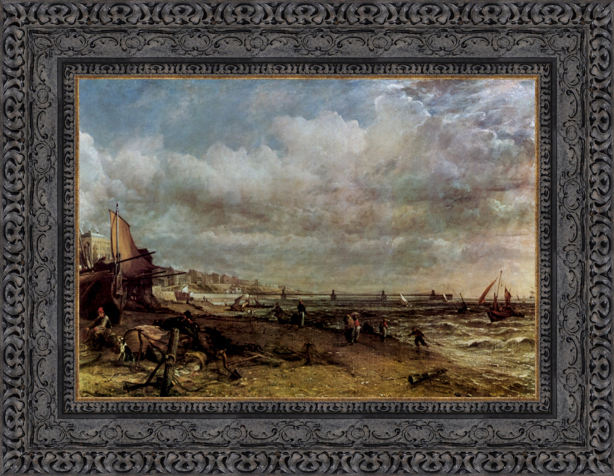 Brighton Marine Parade and Chain Pier – John Constable, 1827 - Canvas Classics