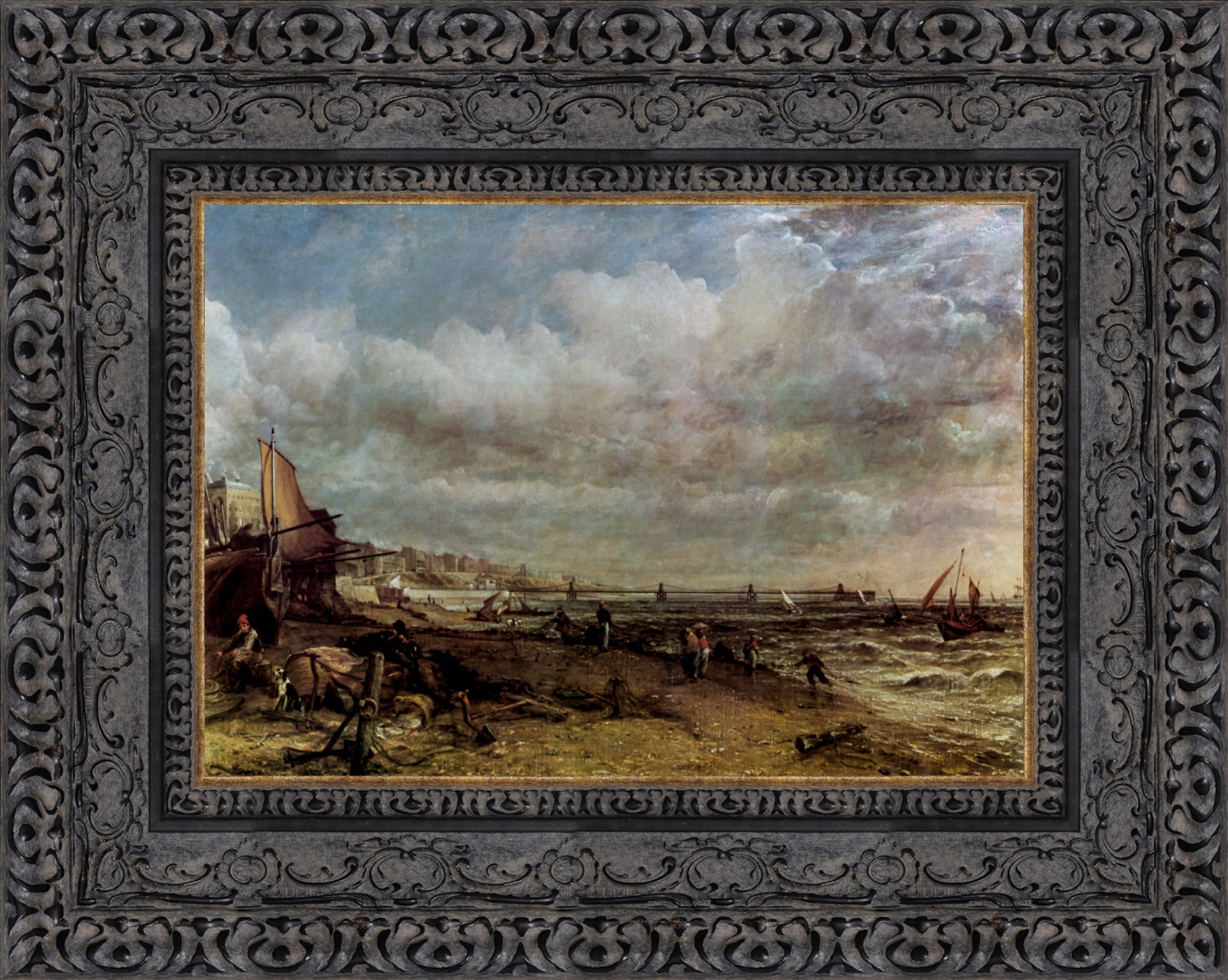 Brighton Marine Parade and Chain Pier – John Constable, 1827 - Canvas Classics