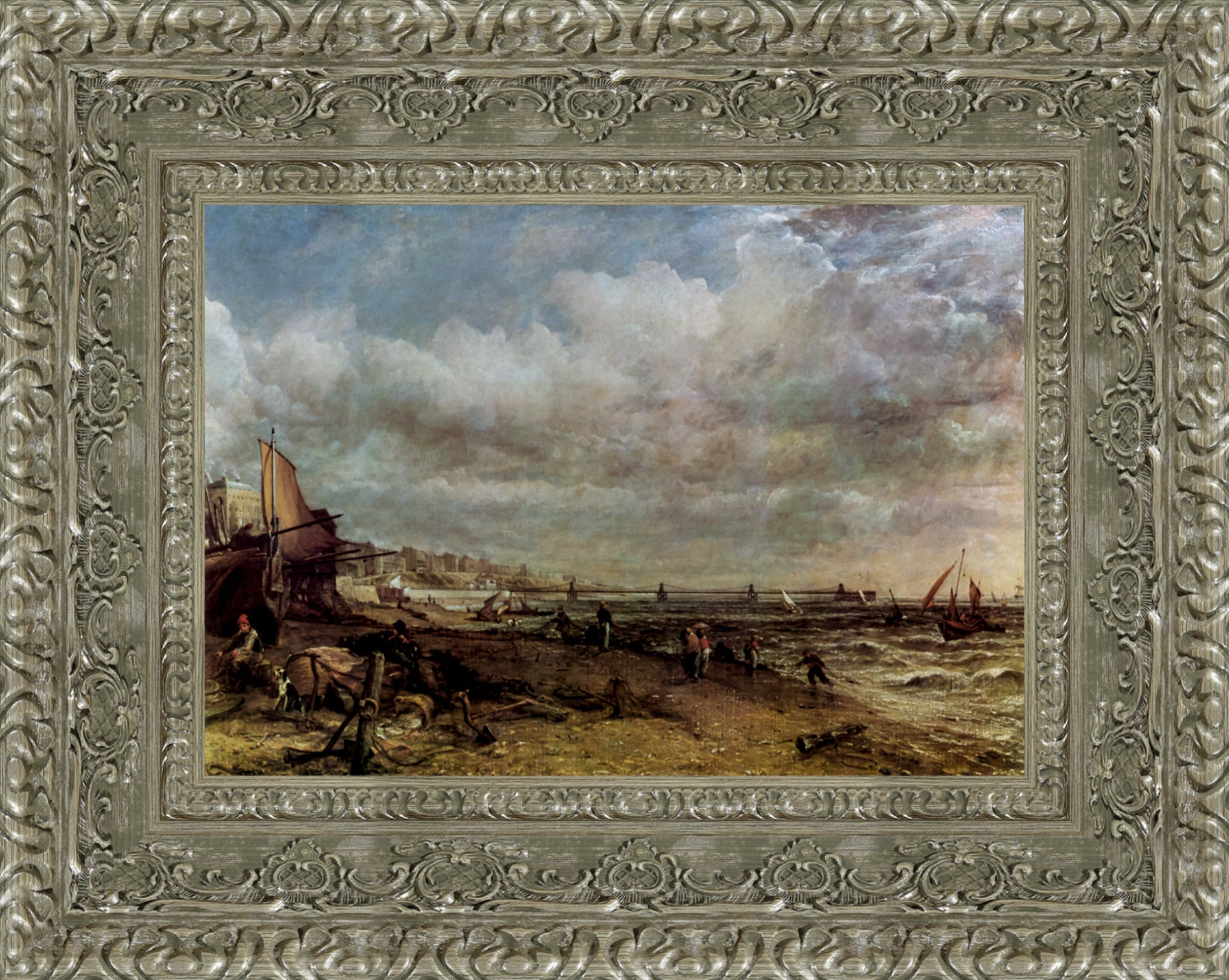 Brighton Marine Parade and Chain Pier – John Constable, 1827 - Canvas Classics