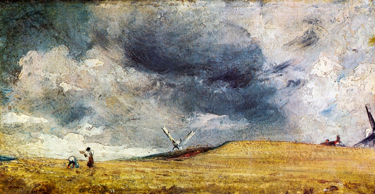 Brighton, The Gleaners – John Constable, 1824, framed