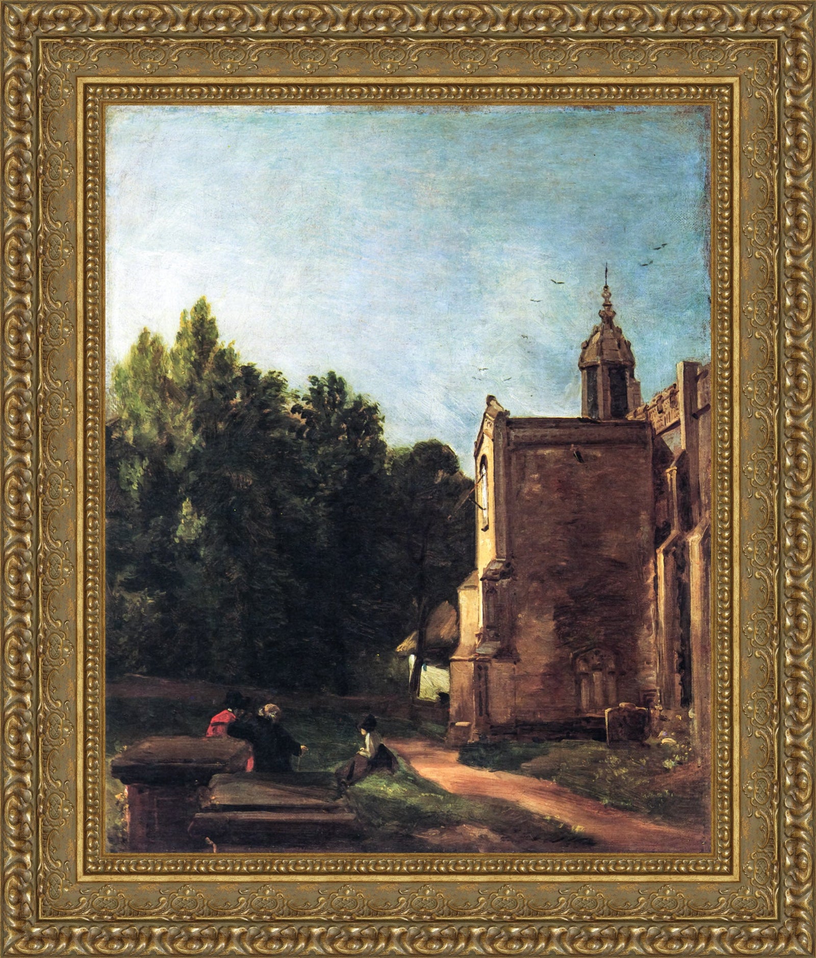 Church Porch, East Bergholt – John Constable, 1810