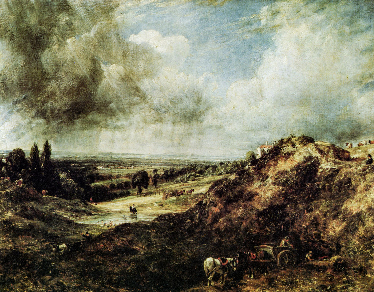 Hampstead: Branch Hill Pond – John Constable, 1828, framed