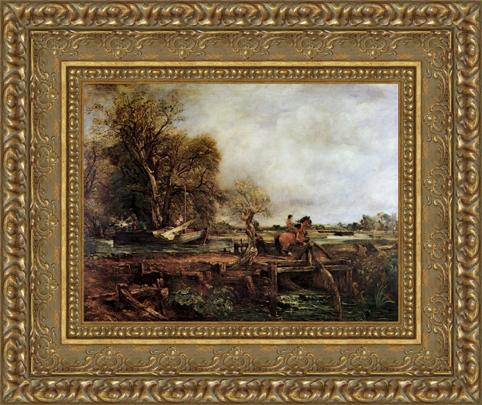 The Leaping Horse – John Constable, 1825