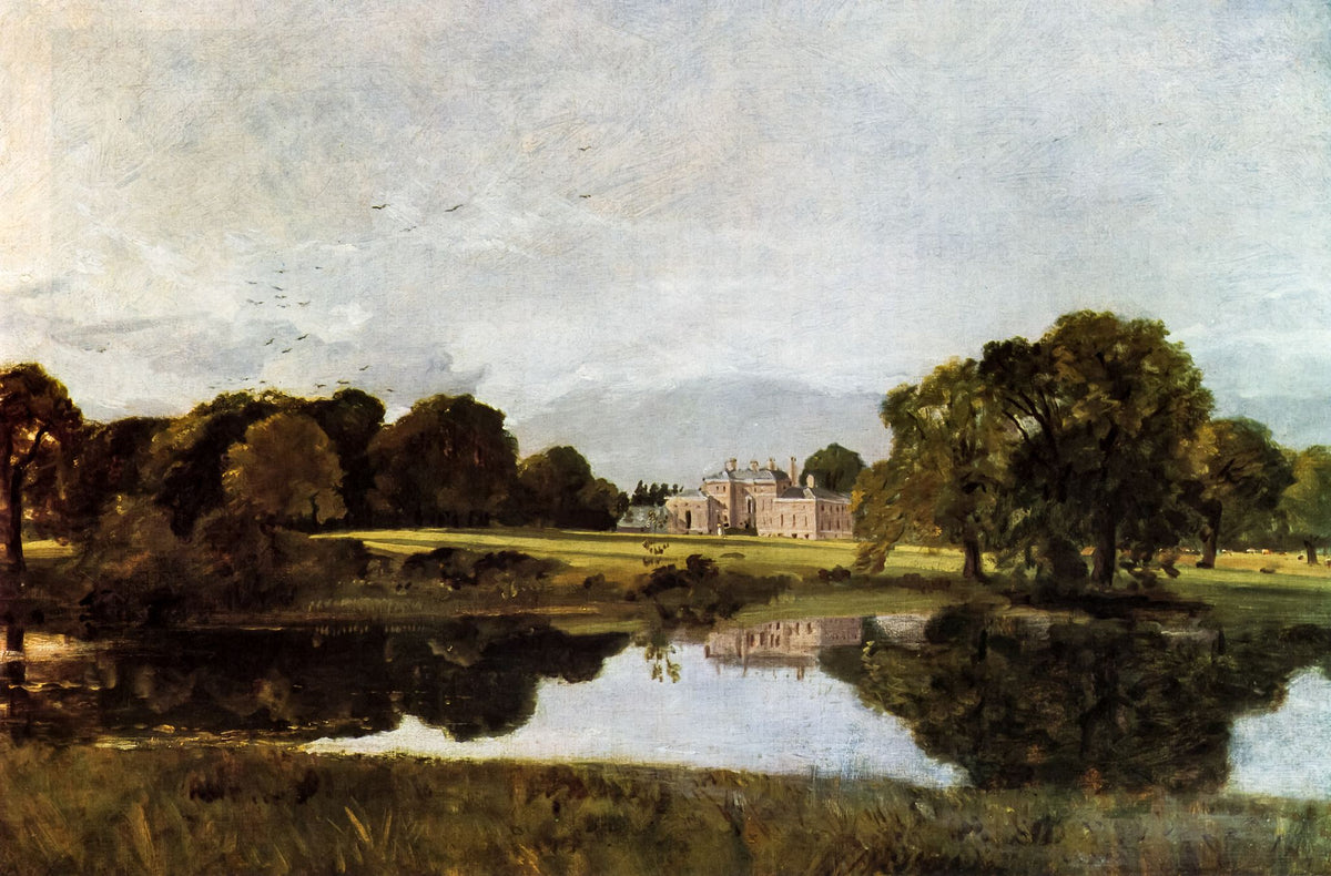 Malvern Hall, Warwickshire – John Constable, 1809, framed