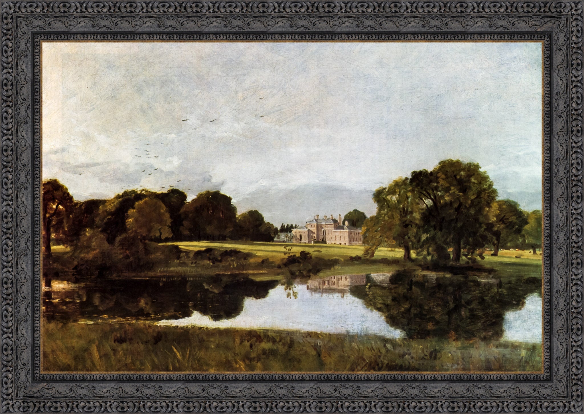 Malvern Hall, Warwickshire – John Constable, 1809 - Canvas Classics