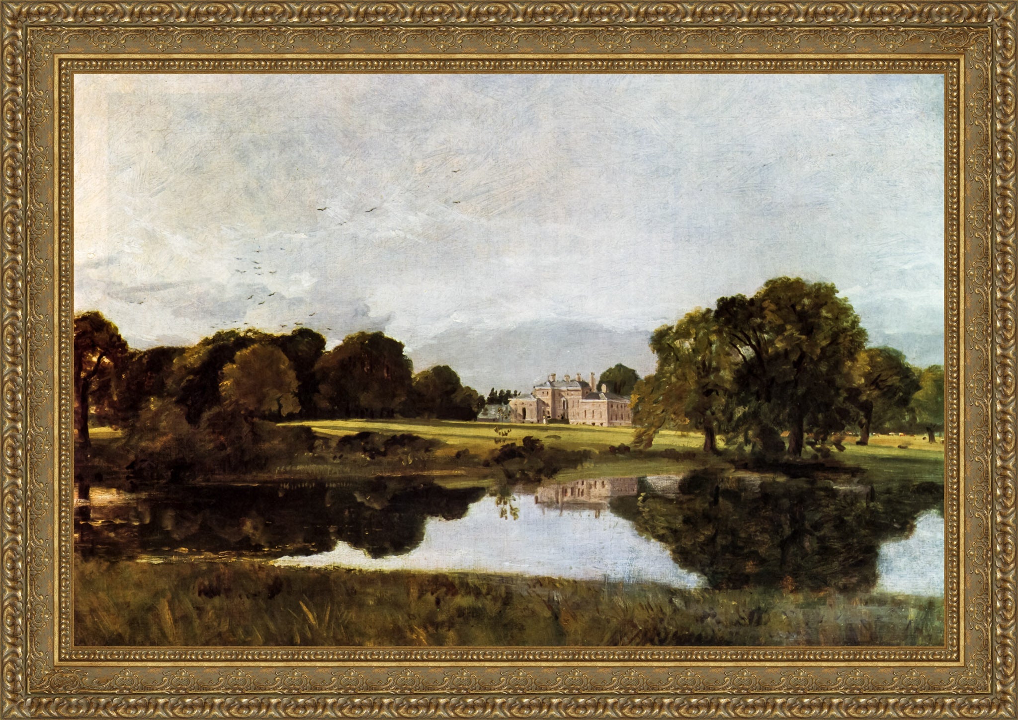 Malvern Hall, Warwickshire – John Constable, 1809 - Canvas Classics