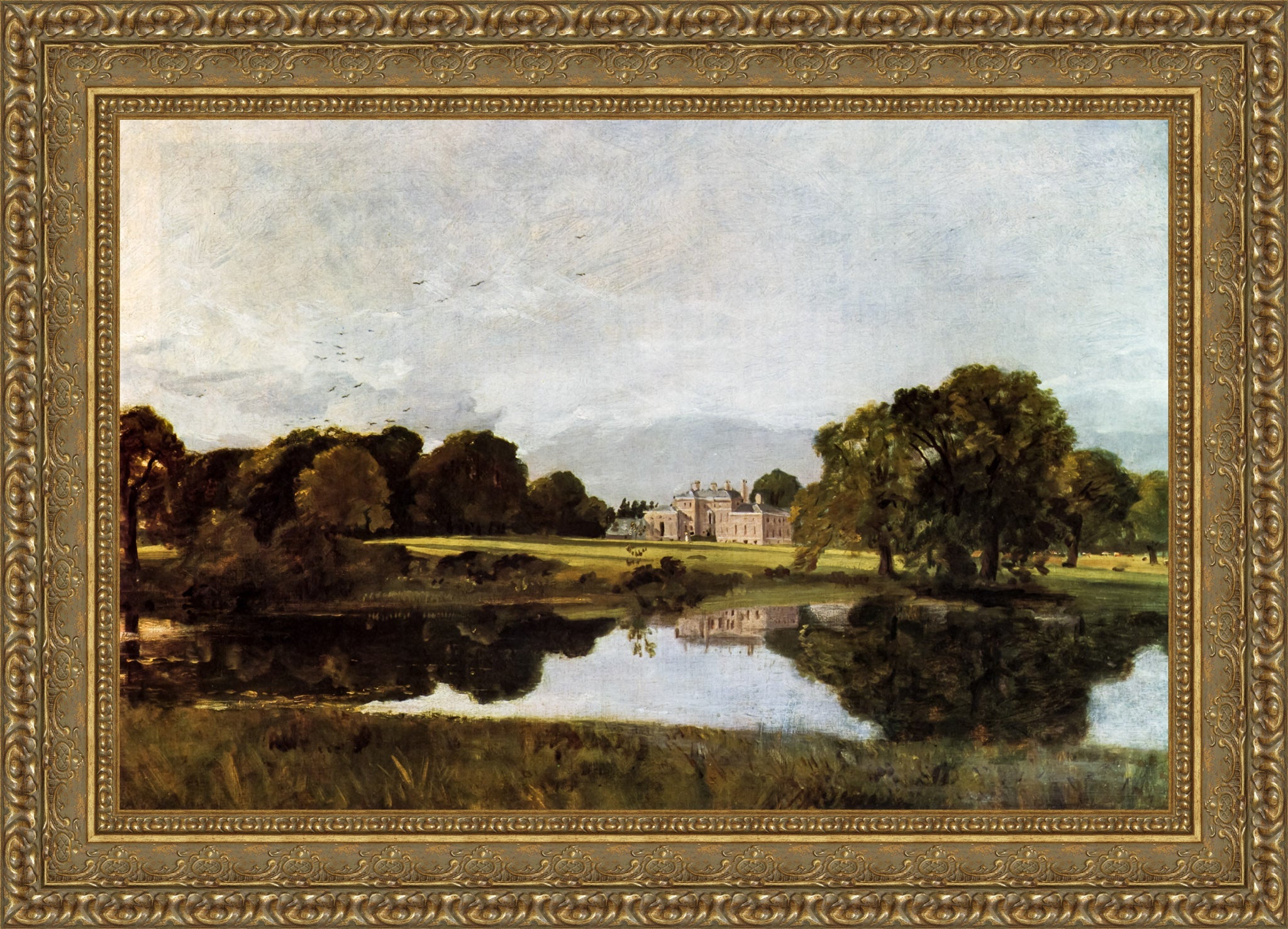 Malvern Hall, Warwickshire – John Constable, 1809 - Canvas Classics