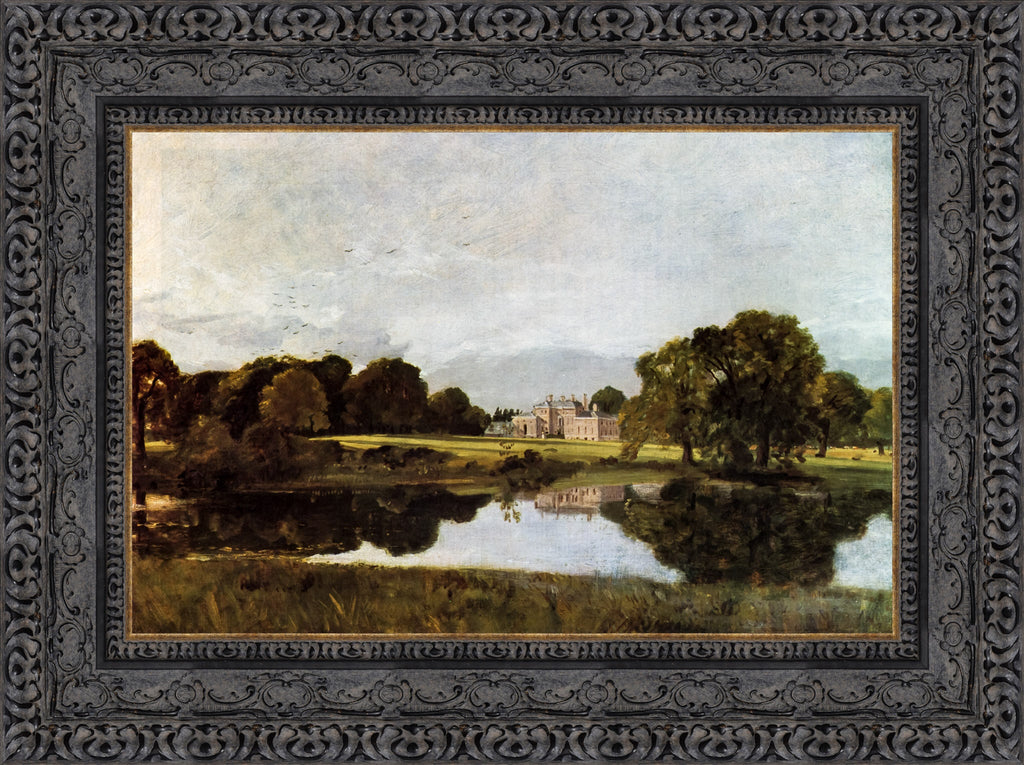 Malvern Hall, Warwickshire by John Constable — Framed Giclee Canvas Print | Canvas Classics